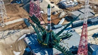 На обтекателе «Союза-2.1а» с «Прогрессом МС-33» разместили эмблему «Недели космоса»