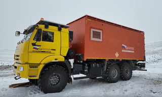 Fire-resistant KamAZ with antistatic properties for transporting explosives appeared at the Udachny Mining and Processing Plant