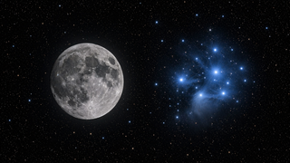 Los rusos podrán ver un raro fenómeno celestial hoy mismo: la Luna cubrirá las Pléyades