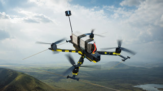 Enjambre de cinco drones FPV por operador: el UAV "Artemida-10" entra en pruebas de combate con el sistema de comunicación "Germes"
