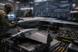 Luna and Koshchei drones are being tested by the Russian military: fault tolerance and payload capacity up to 11 kg