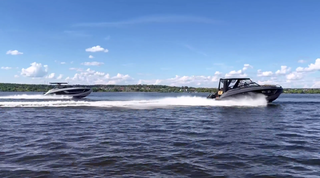 Более 80 км/ч на воде: российский катер Victory A10 DC разогнали до предельной скорости