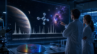 Científicos rusos y alemanes elaboran por primera vez un mapa de una molécula importante para el espacio y los chips