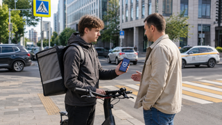 Scooter couriers may be required to pay for accidents through insurance