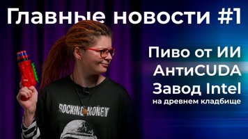 Пиво от ИИ, антиCUDA, завод Intel на древнем кладбище. Главные новости #1