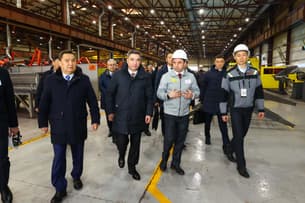 Бектенов посетил индустриальную зону Kokshe Industry