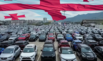 Автомобили из Грузии хлынули в Таджикистан 