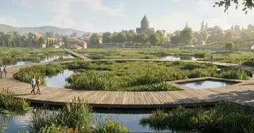 В Мцхете появится многофункциональный парк с видом на объекты ЮНЕСКО и зарядными станциями для электромобилей