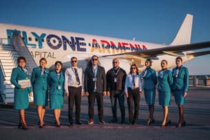 FlyOne Armenia усилила флот новым Airbus A320