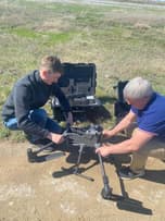 DJI Matrice 400 drone inspected road quality in Kazakhstan