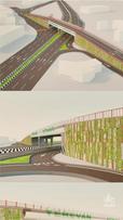 Construction of a large transport interchange at the southern entrance to Yerevan has begun