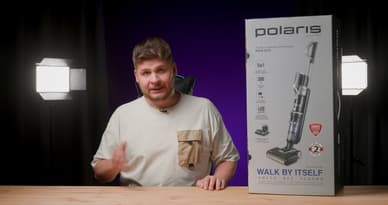 Обзор вертикального моющего пылесоса Polaris PVCW 6070