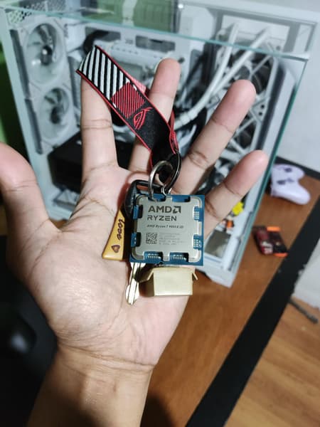 У пользователя внезапно умер Ryzen 7 9800X3D — процессор превратился в брелок для ключей за 500 долларов