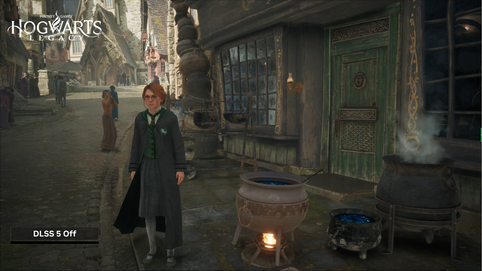 Hogwarts Legacy. DLSS 5 Off.