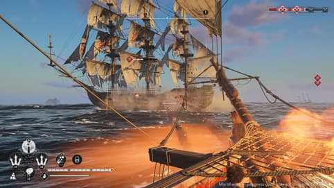 Стрельба из передних пушек