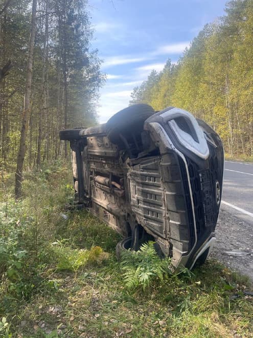  Lada Vesta drove off due to a jammed steering wheel