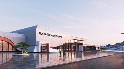 Рендер будущего аэропорта в Катон-Карагайском районе