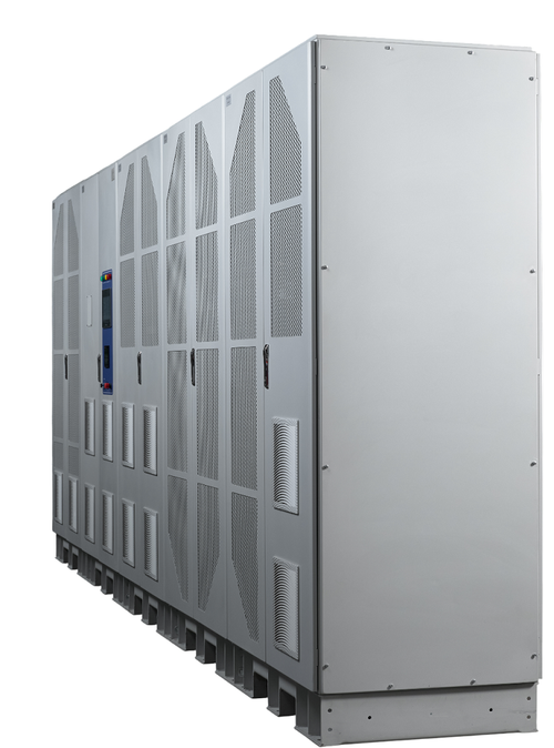 Megawatt-class uninterruptible power supply based on supercapacitor storage