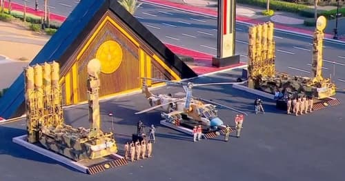 С-300ВМ «Антей-2500» и вертолёт Ка-52 в Египте