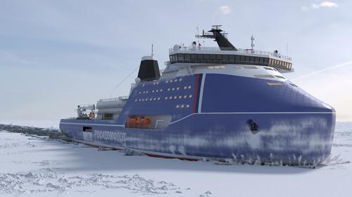 Rompehielos nuclear "Rossiya" del proyecto 10510