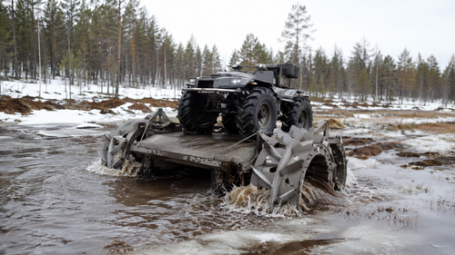Científicos de la NSTU crean una plataforma sin motor que transporta equipos a través de pantanos y hielo