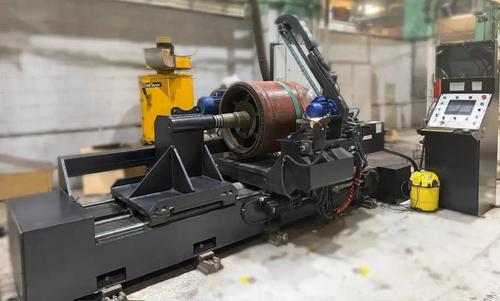 Machine for processing TEM parts