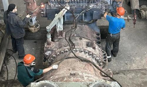 Work on the turbine of Voronezh CHPP-1