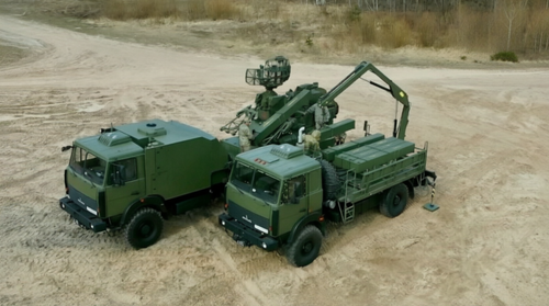 Transport-loading vehicle 9T217-1B