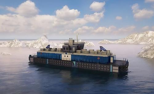 Render of the RVP850 project fish farming platform