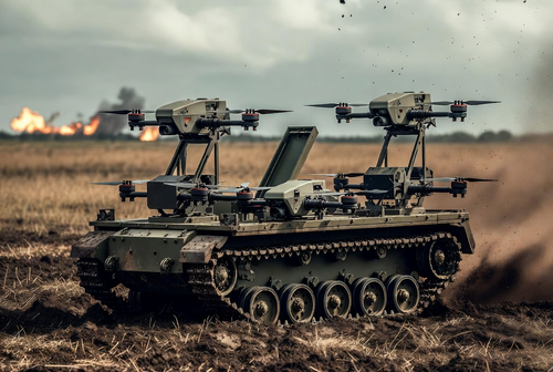 Новый робот-доставщик FPV-дронов «Довод» прошёл боевые испытания: платформа запускает беспилотники на расстоянии до 35 км