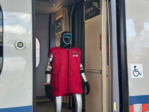 Robot conductor Volodya