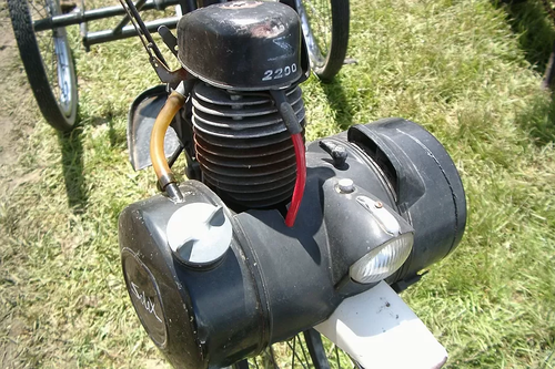 Robson drive on a moped
