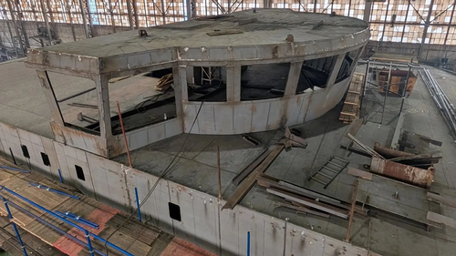 Гидрографическое лоцмейстерское судно ледового класса Arc7 «Павел Михаленко» проекта HSV05