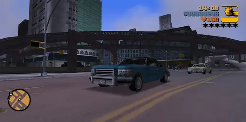 Screenshot of GTA III game