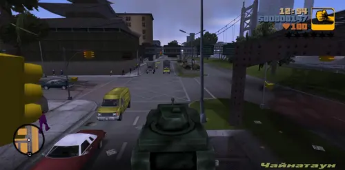 Screenshot of GTA III game
