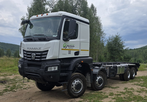 Контейнеровоз на шасси КамАЗ-65958
