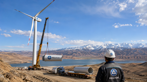 "Rosatom" capturará el viento en Issyk-Kul: el primer parque eólico de la corporación aparecerá en Kirguistán