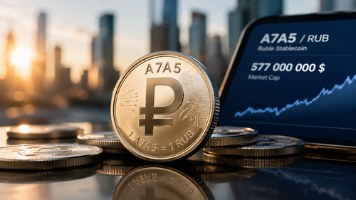 El rublo se convierte en el líder de las stablecoins: la capitalización de A7A5 alcanza los 577 millones de dólares