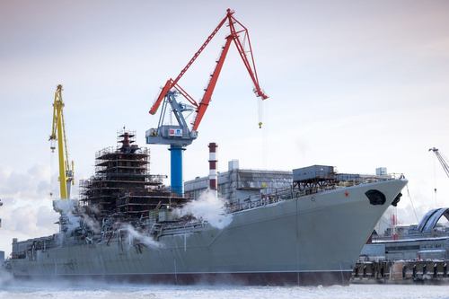 “Admiral Nakhimov” en la planta “Sevmash” en Severodvinsk