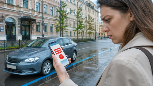 Una residente de San Petersburgo multada con 41 millones de rublos por estacionamiento debido a una confusión con el código OKTMO