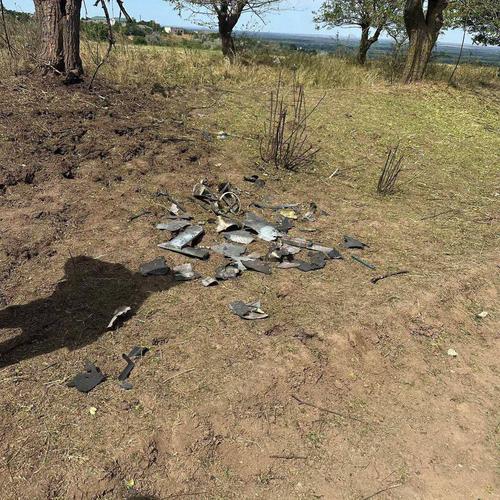Presumably, debris from the S-71K "Kovyor" missile