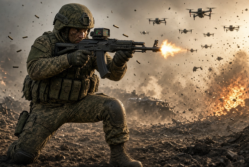 "Kalashnikov" desarrolla una "mira inteligente" con IA: podrá reconocer drones