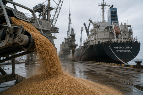 Grain Terminal in Novorossiysk Halted Operations After Drone Attack