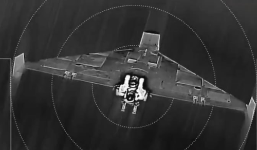 Geran-2 UAV with superstructure