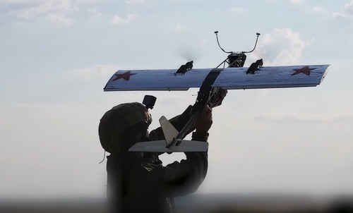 Launch of "Malysh" drone