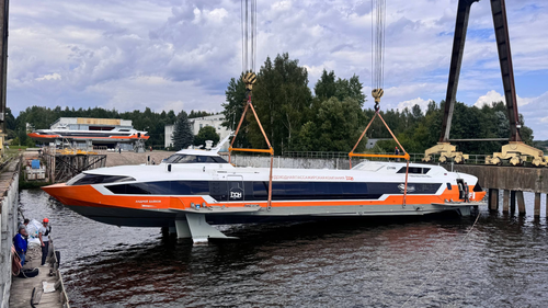 Passenger hydrofoil vessel "Andrey Baykov" of Project "Meteor 120R"
