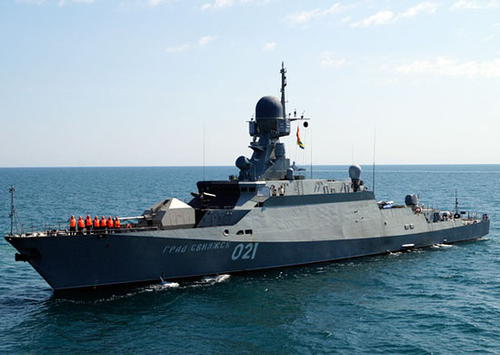 Корабли Балтийского флота ракетами «Калибр» уничтожили противника