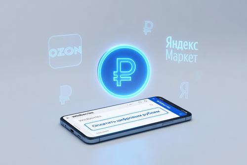 Оплата цифровым рублем появилась на Wildberries, Ozon и «Яндекс Маркете»