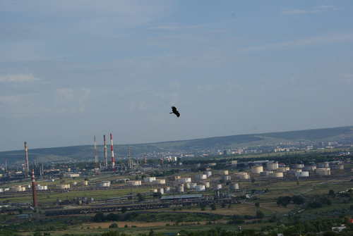 Unidades de craqueo atmosférico-tubular en la refinería de Saratov