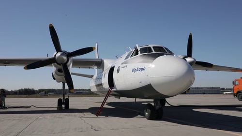 An-24 de la aerolínea "IrAero"